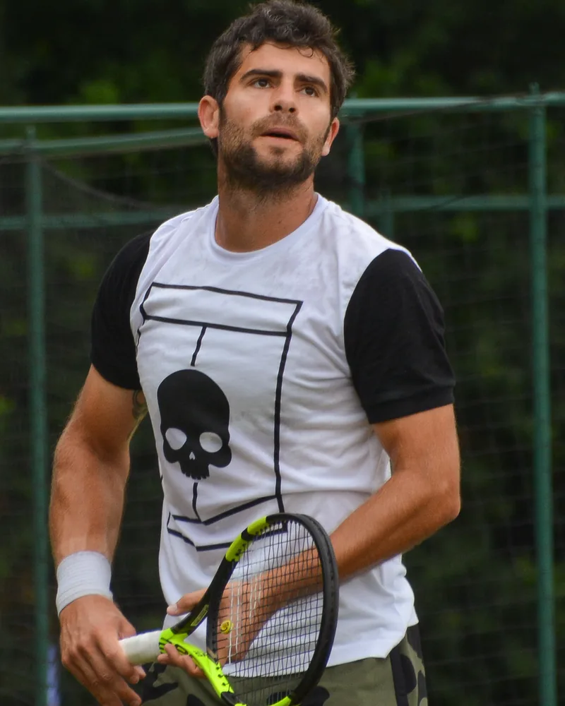 Simone Bolelli in campo